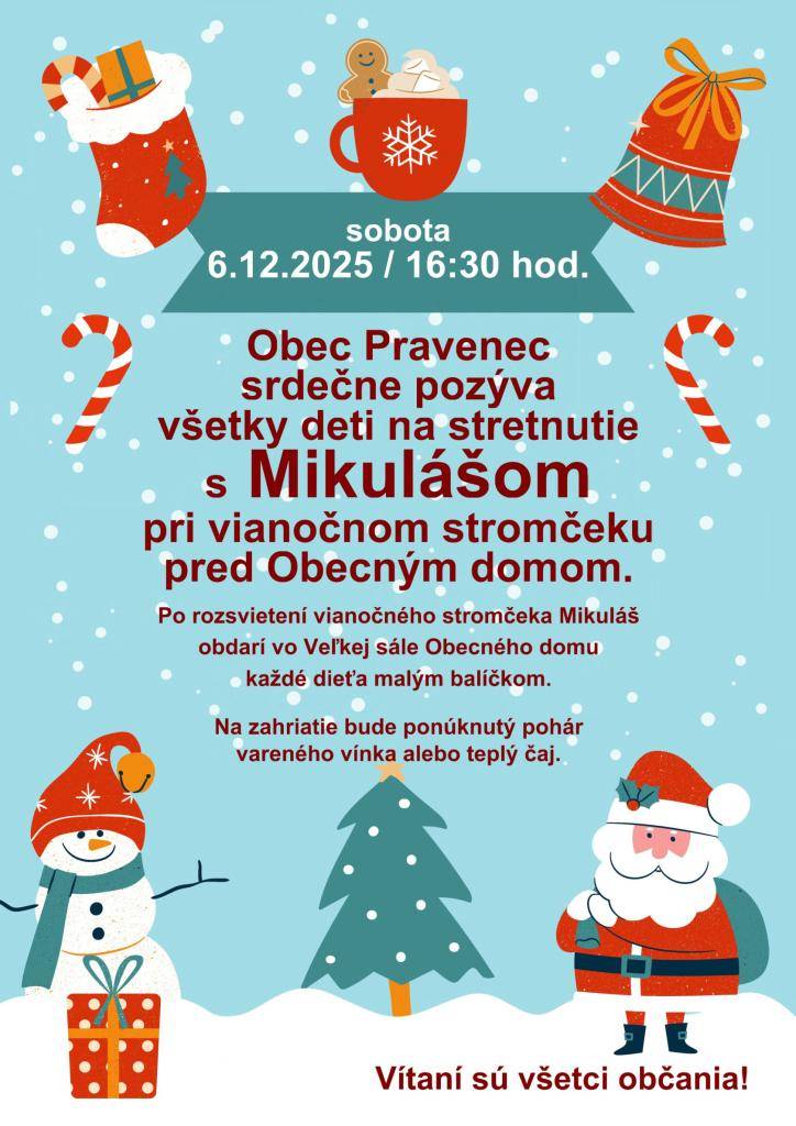 Srdečne pozývame všetkých malých aj veľkých na čarovné predvianočné popoludnie plné radosti, hudby a dobrej nálady!