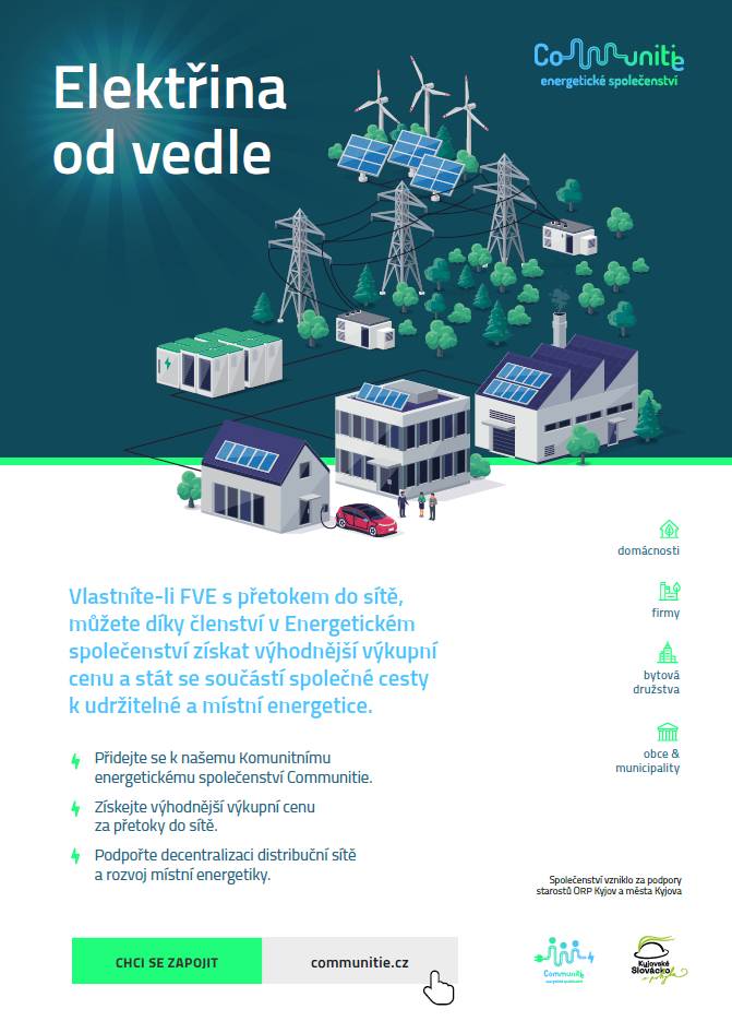 Informační leták společenství Communitie