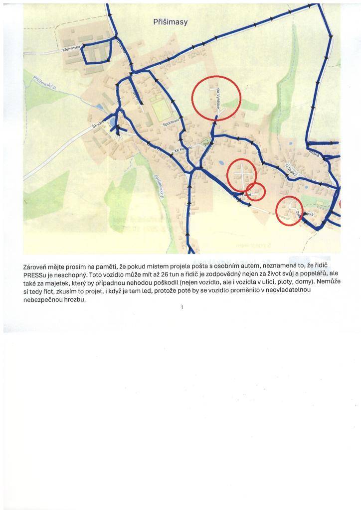 Při včerejším svozu komunálního odpadu nebyly svezeny některé lokality. Důvodem byla námraza a kluzký sníh. Informujeme, že při dalším svozu budou odvezeny jakékoliv pytle, které budou u nádob navíc. S případnými dotazy se můžete obrátit na call centrum: 702 208 250. Děkujeme