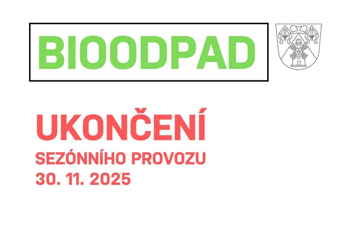 Po 30. listopadu 2025 budou kontejnery na bioodpad z obce odvezeny.