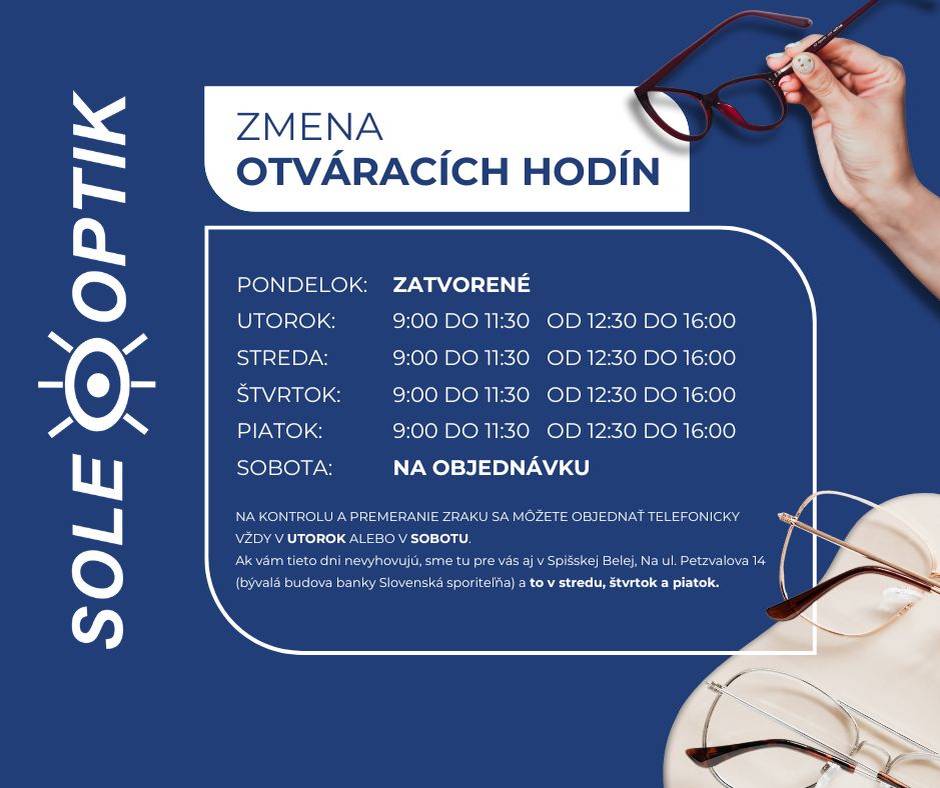 Pondelok  ZATVORENÉ  UTOROK   9:00 DO 11:30 OD 12:30 DO 16:00  STREDA   9:00 DO 11:30 OD 12:30 DO 16:00  ŠTVRTOK  9:00 DO 11:30 OD 12:30 DO 16:00  PIATOK   9:00 DO 11:30 OD 12:30 DO 16:00  SOBOTA   NA OBJEDNÁVKU