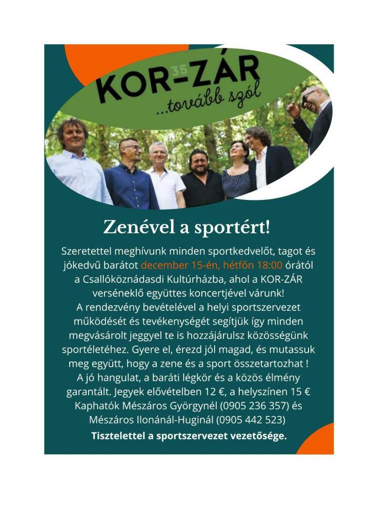 Koncert skupiny Korzár