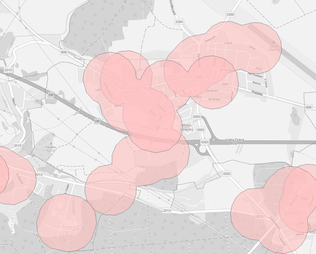 Mapa obsahuje zóny, ve kterých je zakázáno zacházet s pyrotechnickými výrobky s výjimkou kategorie F1 dle zákona o pyrotechnice. Více viz přílohy a odkaz na web.