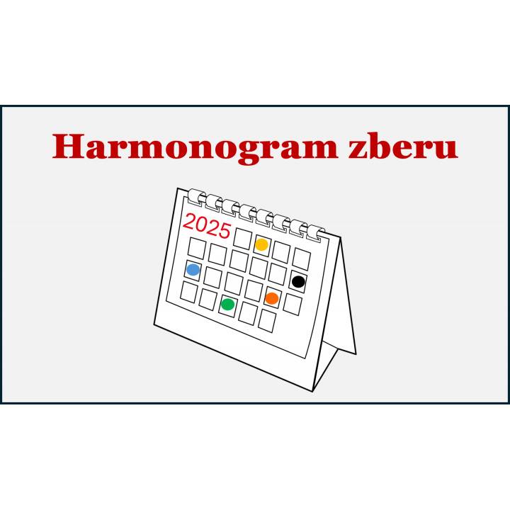 Harmonogram zberu, 1.12.2025 - 4.12.2025 - Harmonogram a hulladék szedésére, 2025.12.1. - 2025.12.4.