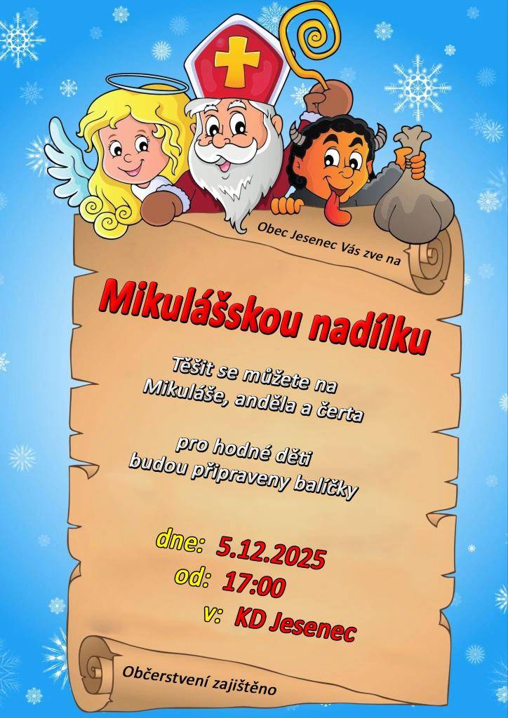 Mikulášská nadílka 2025
