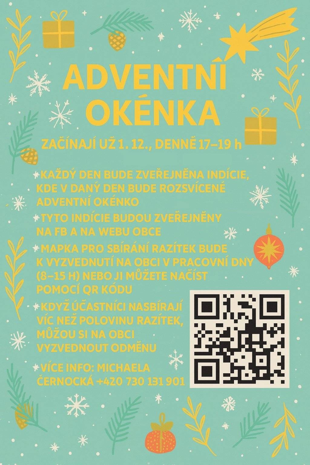 Adventní okénka - pokyny