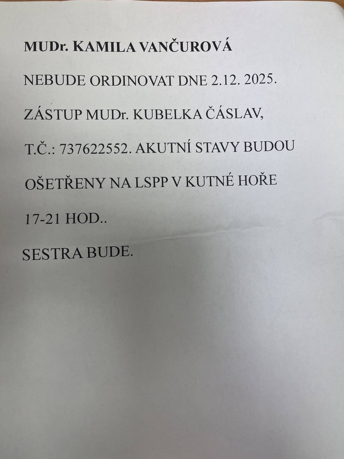 Sestra bude přítomna👱♀️