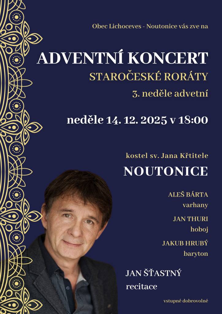 Koncert v kostele sv. Jana Křtitele v Noutonicích