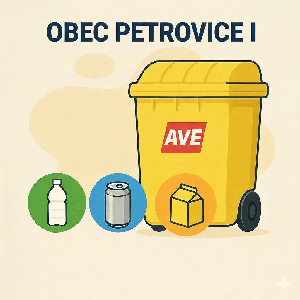 Od 1. ledna 2026 nás čeká významná novinka v třídění odpadů. Žluté kontejnery budou nově určeny pro plasty, kovové obaly a nápojové kartony.  Tato změna přináší větší pohodlí a jednodušší třídění pro každého z nás.