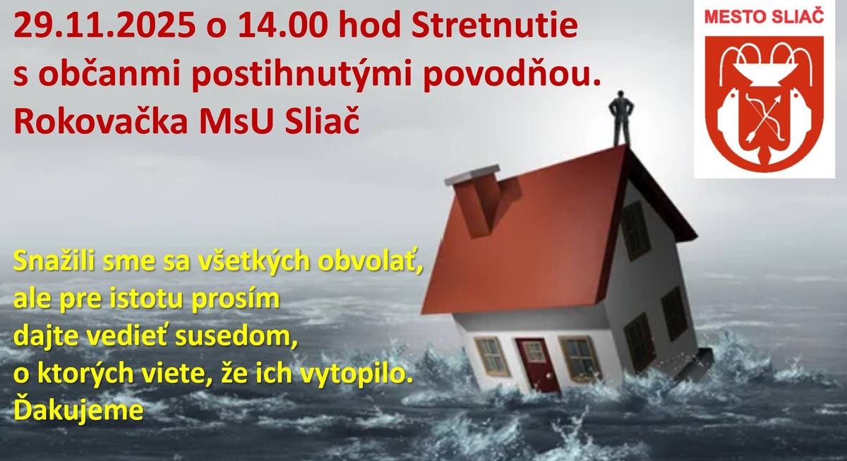 Od vyhlásenia 3.stupňa povodňovej aktivity sa snažíme robiť opatrenia na zmiernenie dopadov povodne. Pre poškodené domácnosti v spolupráci s Ministrom práce SVaR a úradom práce Zolen riešime finančnú humanitárnu pomoc, cez Hmotné rezervy a OU ZV sme zabezpečili materiál, v spolupráci s VUC BB vysúšače, s dobrovoľníkmi pomáhame pri upratovaní, ale to je len začiatok. Aby sme mohli ešte viac pomôcť otvárame transparentný účet a zvolávam na 1.12. (18.00) mimoriadne zastupiteľstvo s jediným bodom - finančná pomoc občanom zasiahnutých povodňou. Monitorujeme situáciu, spisujeme škody a preto sa dňa 29.11.2025 o 14.00 hod uskutoční stretnutie s obyvateľmi postihnutými povodňou.