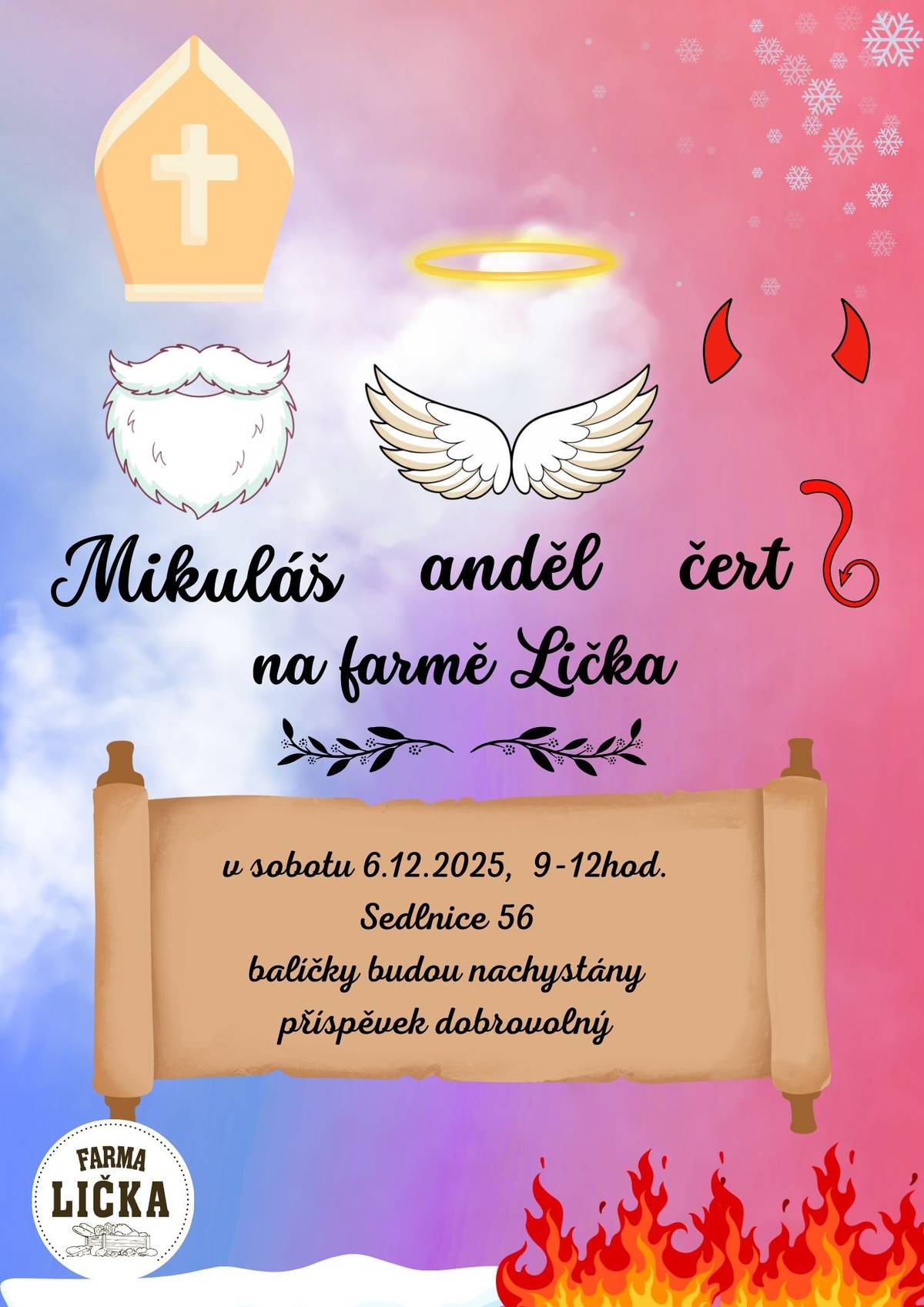 V sobotu 6.12.2025 9 - 12 hod.