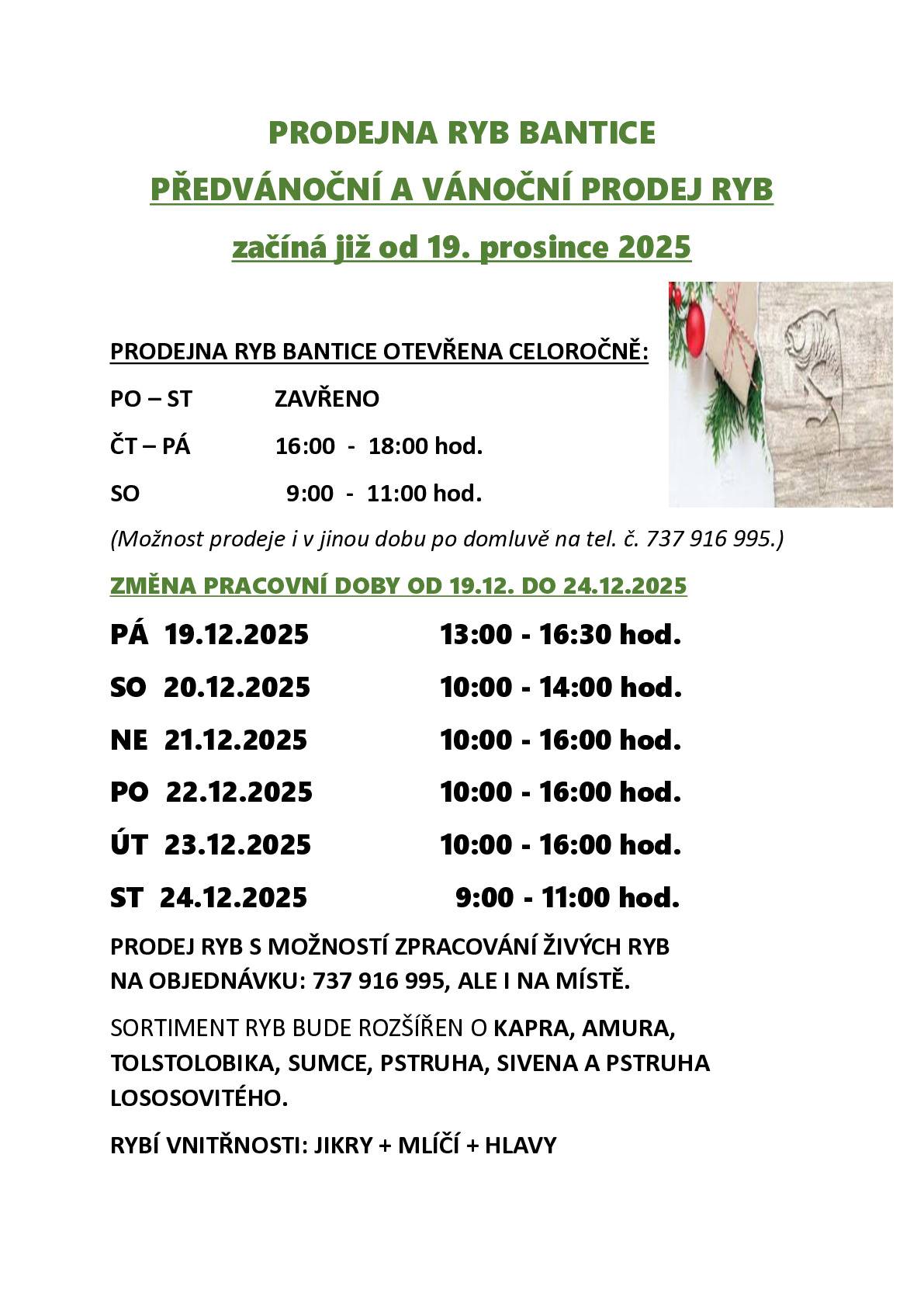 Je libo kapříka před vánocemi, zde je jedna z mnohých nabídek, které jsou poblíž.