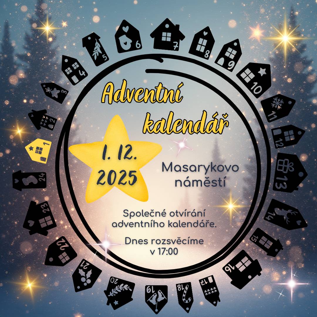 Vážení občané, milé děti, zveme vás na nové adventní dobrodružství, které nám letos zpříjemní čekání na Ježíška. Dubá se promění v živý adventní kalendář. Do akce se zapojilo mnoho místních domácností, které si pro vás ve „svůj“ den připraví u svého domu rozsvícené číslo a často i malé dobroty pro děti. Je to krásná příležitost vyrazit každý den na procházku, objevit nová zákoutí Dubé a potkat se se sousedy. 🕯️ Jak to funguje? Každý den od 1. do 24. prosince (vždy 17:00–19:00) se rozsvítí jedno nové číslo na domě některé ze zapojených rodin. 📍 Kde rozzářené číslo najdete? Místo je dopředu tajné, ale nebojte, vždy se ho dozvíte:  Online: Nápovědu zveřejníme každý den v poledne na webu města a na Facebooku. Na místě: Kdo dorazí osobně, najde u čísla rovnou  i nápovědu na další den.  🌟 Kdy začínáme? Sejdeme se společně 1. prosince v 17:00 na náměstí, kde rozsvítíme číslo 1. 💬 Pojďte do toho s námi. Budeme moc rádi, když o této novince řeknete svým sousedům a přátelům, aby se nás u světýlek potkávalo co nejvíce. Přijďte se potěšit, vydechnout si od shonu a užít si kouzelnou atmosféru našeho města. Těšíme se na vaše úsměvy v ulicích Dubé.
