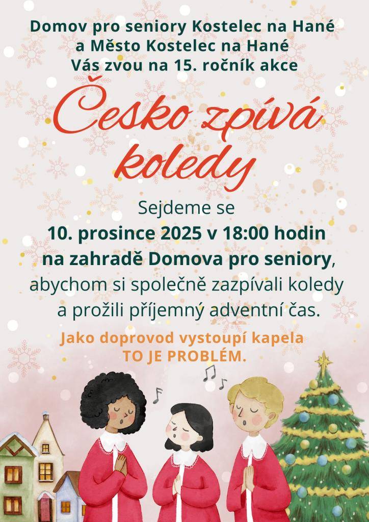 Uskuteční se ve středu 10.12.2025 v 18.00 hodin na zahradě Domova pro seniory.