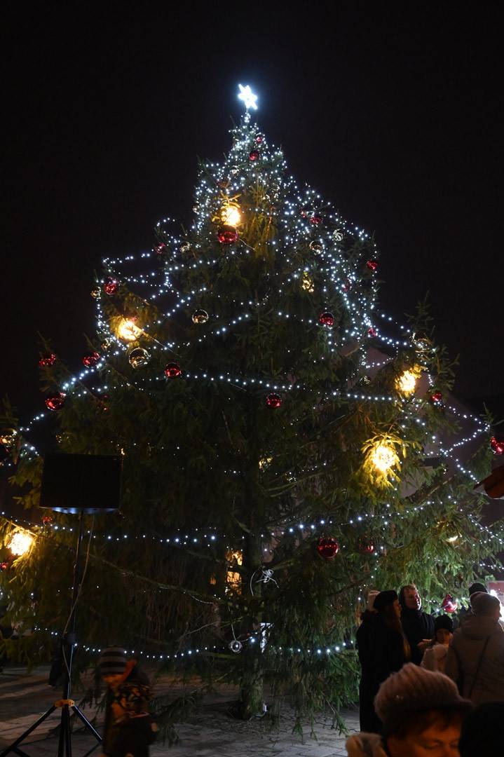 První adventní a zároveň i poslední listopadová neděle proměnila náměstí Míru v kouzelné místo plné světýlek, typických vůní a příjemné předvánoční atmosféry.  Slavnostní odpoledne odstartovalo už ve 14 hodin vánočními trhy – nechyběly drobné dárečky, dekorace ani dobroty, které k adventu neodmyslitelně patří. Samozřejmostí byly i voňavé horké nápoje, které v chladném počasí příjemně zahřály.  O sympatickou hudební kulisu se koledami postarali muzikanti z DH Vracovjáci. A když pak přišlo na slavnostní odpočítávání a společné rozsvícení vánočního stromu, mělo náměstí opravdovou elektrizující atmosféru. Tu pak ještě umocnilo velmi milé vystoupení dětí z Mateřské školy Vracov, které vykouzlilo upřímnou radost i úsměvy všem přítomným.  Velké poděkování patří všem, kteří přišli, podpořili tuto krásnou tradici a pomohli tak vytvořit nezapomenutelnou atmosféru. A díky patří také těm, kteří pomohli vše připravit a zorganizovat.  Více fotografií naleznete ve fotogalerii.  Přeji Vám advent plný klidu, pohody a radosti.  Petr Fridrich