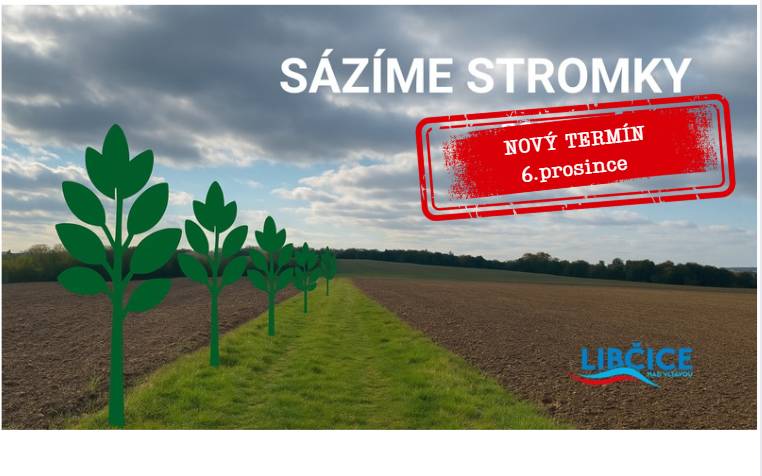 Mrazy povolily, nový termín společné výsadby stromků je tu: Sázíme stromky tuto sobotu 6. prosince. Sraz v 10:00 na Chýnově i v Letkách. Těšíme se!