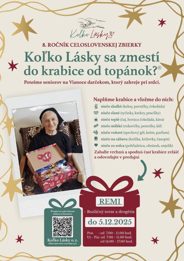 Koľko Lásky sa zmestí do krabice od topánok?