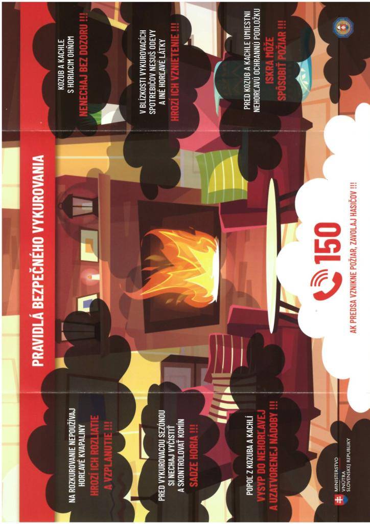 Pred vykurovacou sezónou je dôležité nechať si skontrolovať a vyčistiť komín. Dodržiavanie základných pravidiel pomôže predchádzať požiarom.