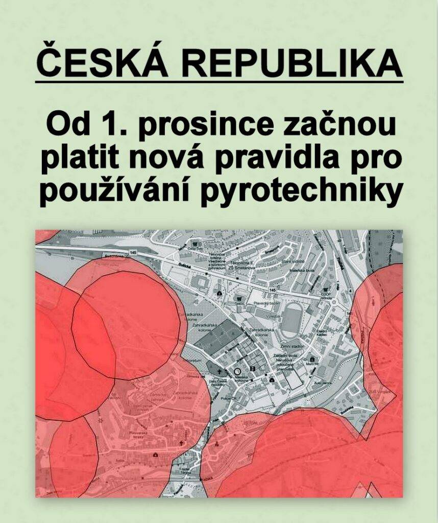 Nová pravidla pro používání zábavné pyrotechniky od 1.12.2025
