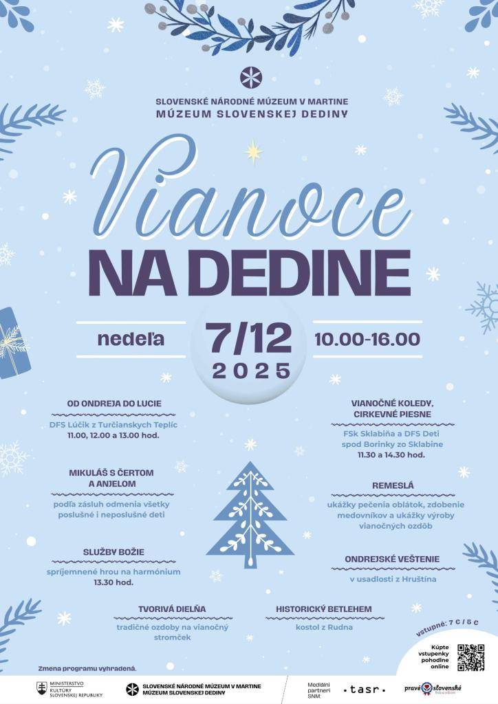 Múzeum Slovenskej dediny v Martine   07.12.2025