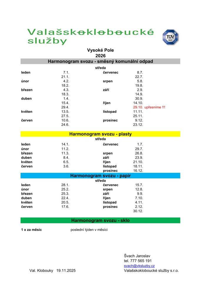 Valašskokloboucké služby s.r.o.