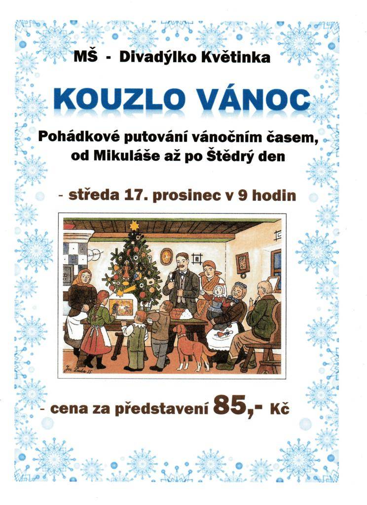 Divadelní představení "KOUZLO VÁNOC"