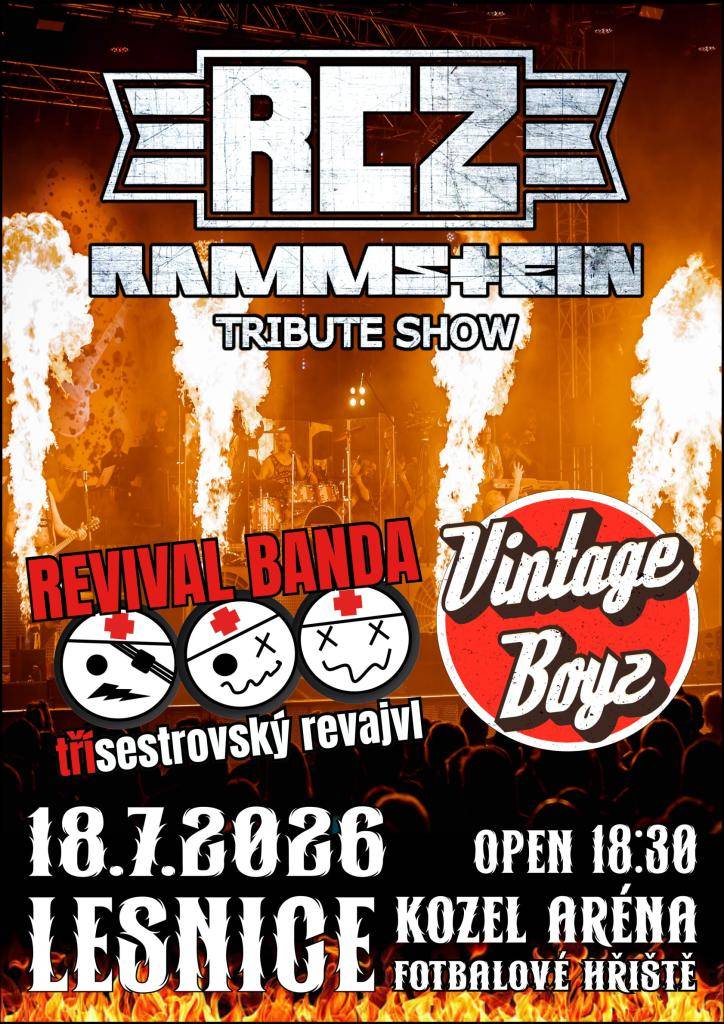 Festival fotbalové hřiště Lesnice 18.7.2026