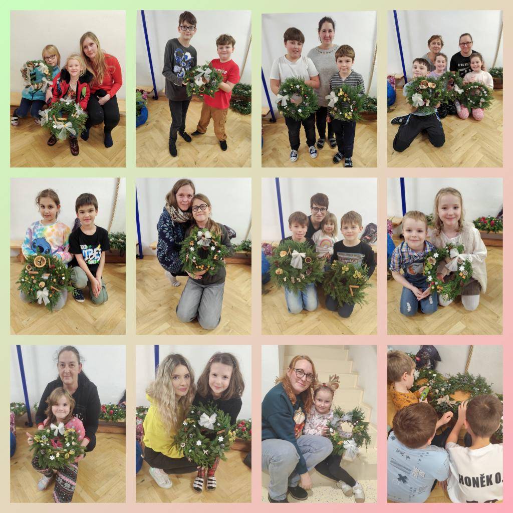 Adventní dílnička pro rodiče a děti z naší ZŠ.  Mockrát děkujeme za fajn odpoledne a za účast.  Všem se to moooooc povedlo.  Budeme se těšit na další společnou akci.