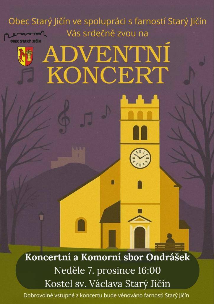 adventní koncert Koncertní a Komorní sbor Ondrášek
