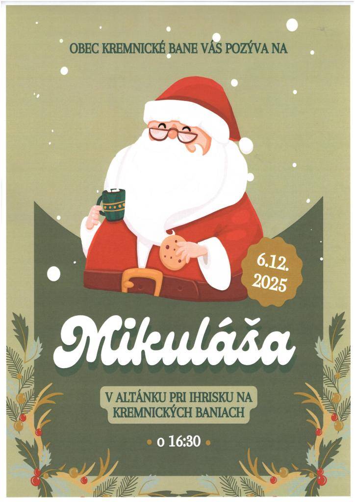 Mikuláš 2025 v altánku pri ihrisku