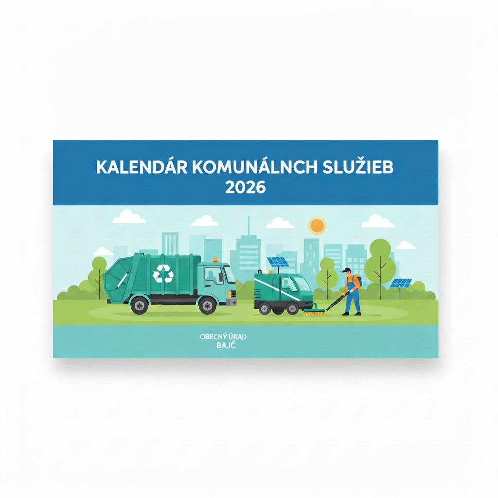 Kalendár - komunálne služby 01.01.2026 - 31.12.2026