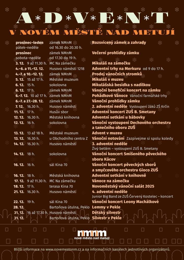 Vyberte si z bohaté nabídky akcí