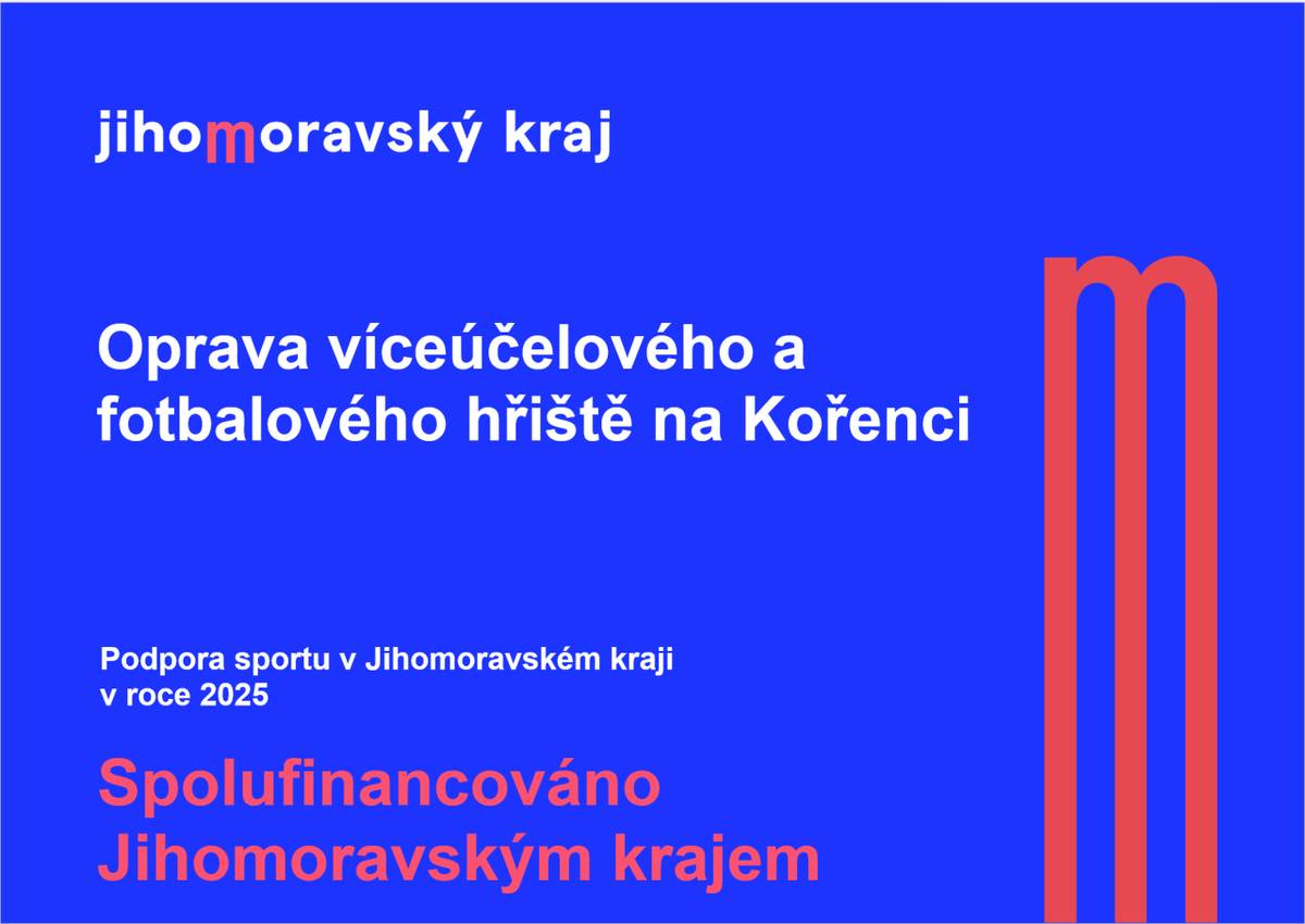 Oprava víceúčelového a fotbalového hřiště Kořenec