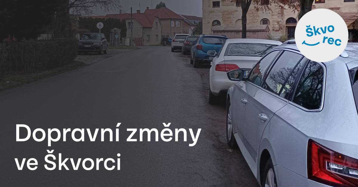 Ve Škvorci nás čekají velké dopravní změny. Je jich hodně, proto prosíme věnujte tomuto článku svou pozornost.
