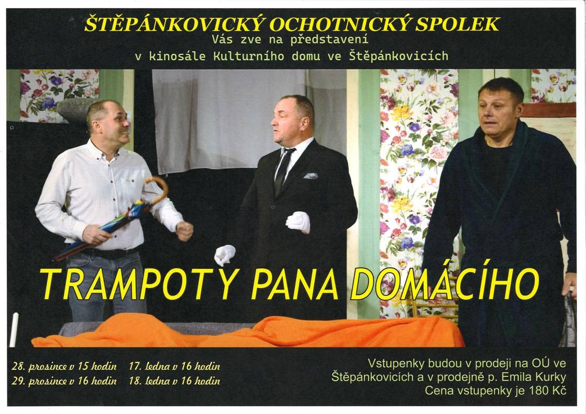 Divadelní představení -  Trampoty pana domácího