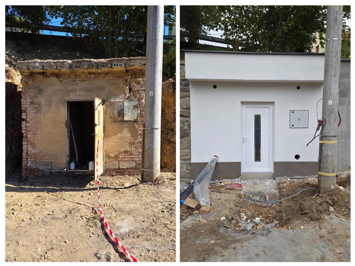 Obec Bratřínov za finančního přispění Středočeského kraje realizovala v roce 2025 rekonstrukci objektu vodárny včetně montáže nové automatické tlakové  stanice.