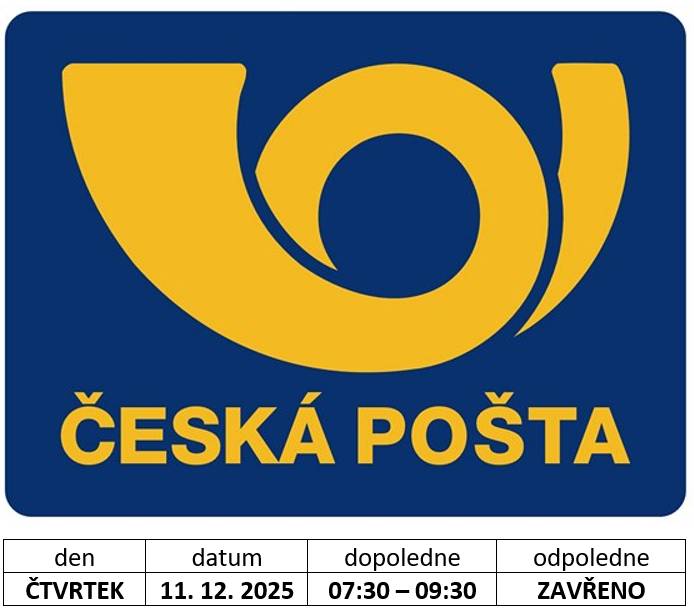 oznamuje dočasnou změnu hodin pro veřejnost: