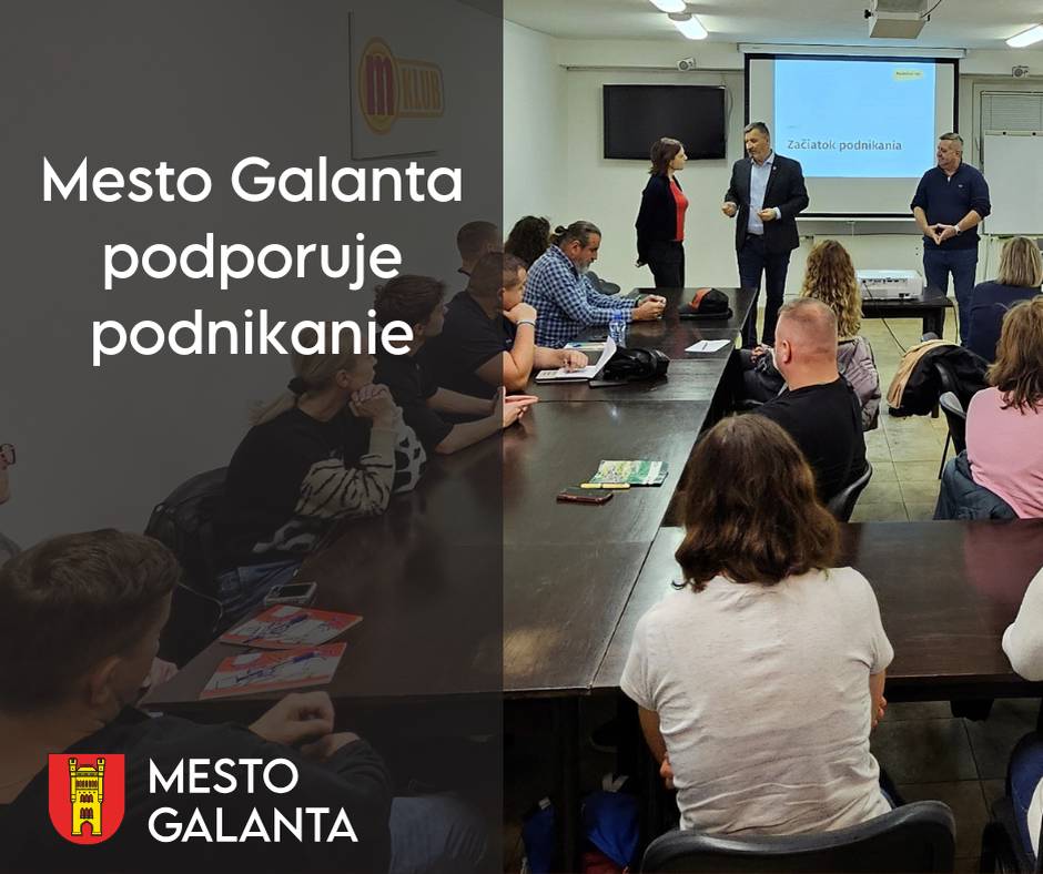 Mesto Galanta opätovne podporilo regionálne podnikanie, keď v spolupráci s projektom Podnikni to! zorganizovalo ďalší beh kurzu, ktorý pomohol obyvateľom s prvými krokmi na ceste k vlastnému podnikaniu.