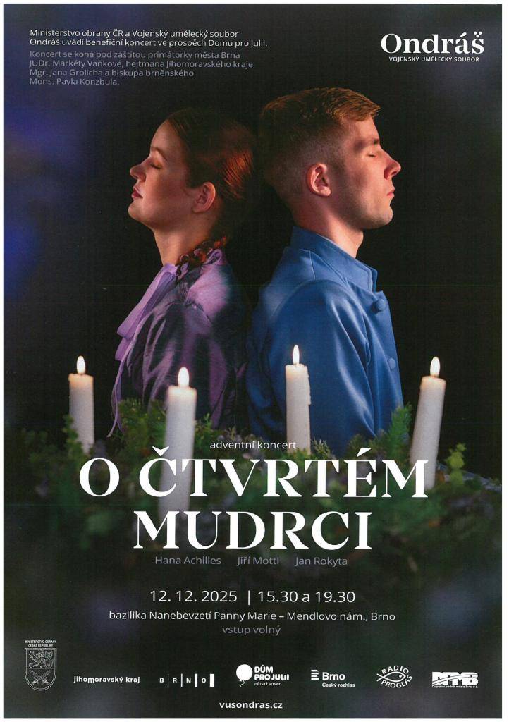 pátek 12.12.2025 bazilika Nanebevzetí Panny Marie  Mendlovo nám., Brno  VSTUP VOLNÝ