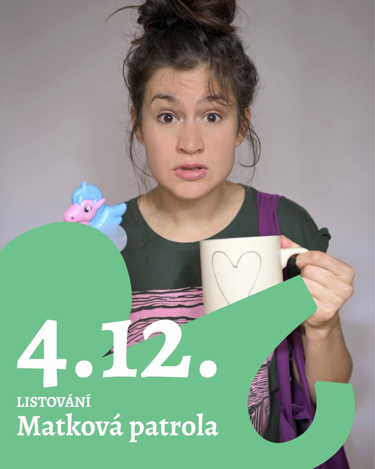 Již dnes ve 20 hodin se můžete těšit na představení z cyklu Listování s názvem Matková patrola v Kulturáku. Vstupné 200 Kč.