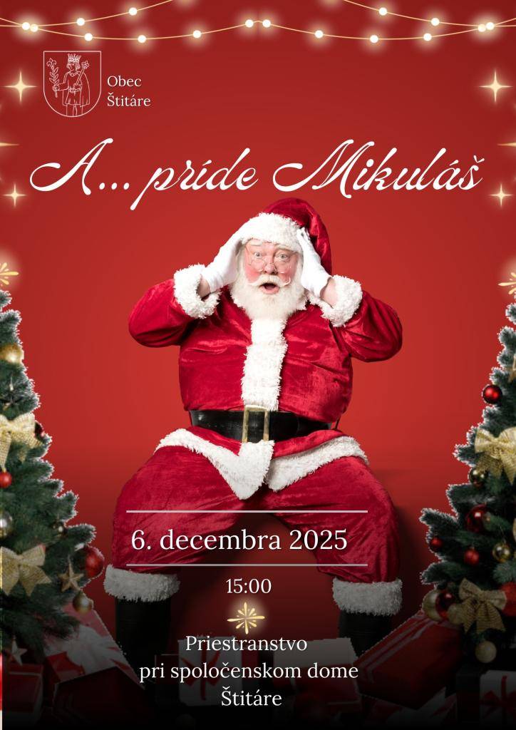 Vážení občania, milé deti.  Srdečne Vás pozývame na Mikuláša a vianočnú tržnicu.
