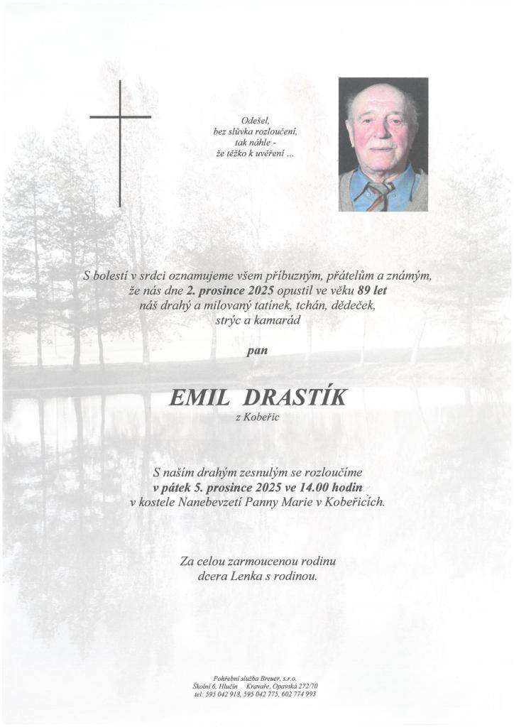 Smuteční oznámení