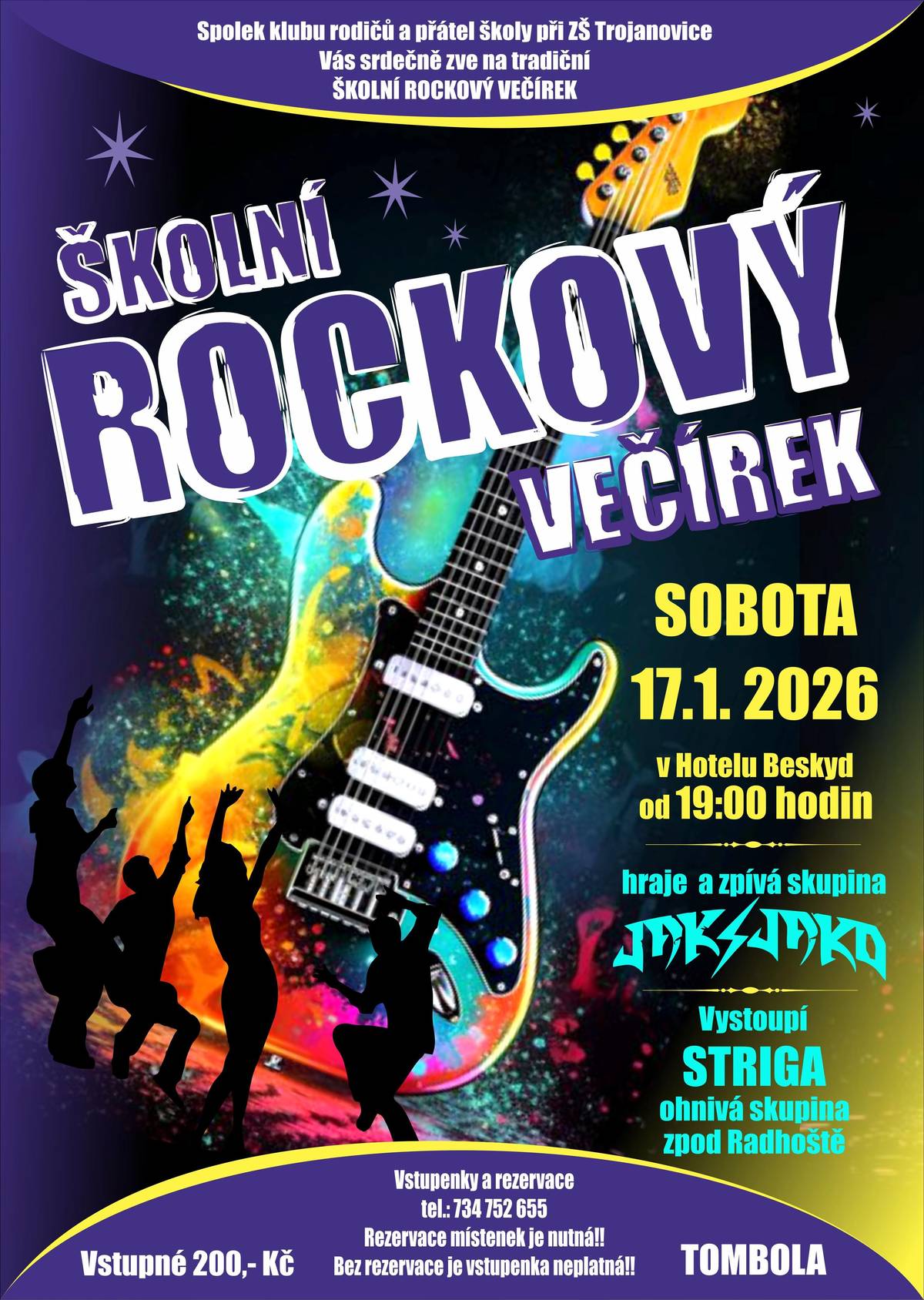 v sobotu 17. ledna 2026 v Hotelu Beskyd od 19:00 hodi