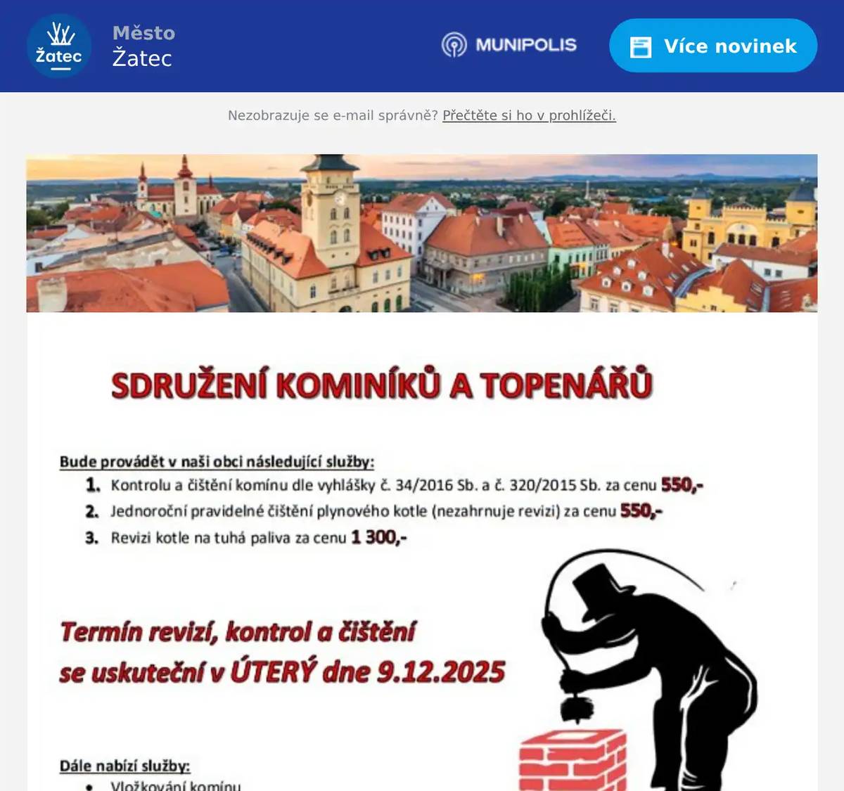 E-mail a SMS jsou součástí placené reklamy. Pokud je nechcete dostávat, uveďte to, prosím, v odpovědi na tento e-mail. Upravíme Váš profil v registraci Mobilního rozhlasu, abyste další placené nabídky nedostávali. Děkujeme!