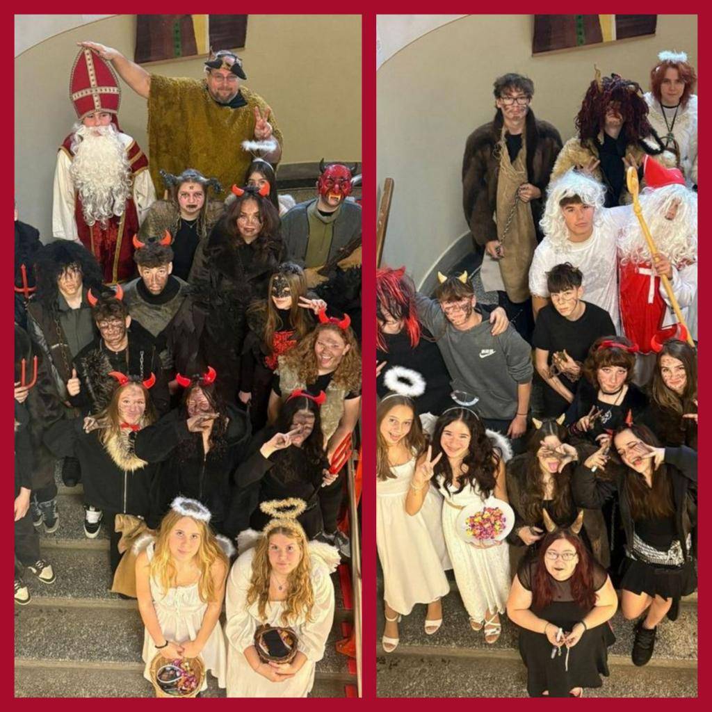 V pátek 5. prosince naši školu navštívil Mikuláš se svou družinou andělů a čertů. Během dopoledne si udělali zastávku v každé třídě a přinesli s sebou veselou i trochu tajemnou atmosféru.