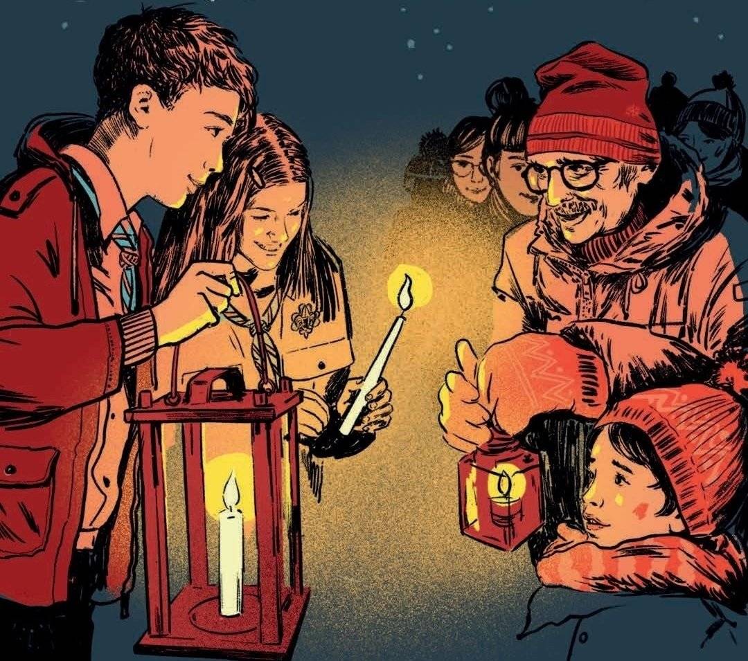 Hezké Vánoce,   BETLÉMSKÉ SVĚTLO povezeme v sobotu 13.12.2025 poledním vlakem z Lovosic do Loun. Kdo si ho přejete, pro sebe, pro své sousedy, můžete si ho z VLAKU PŘEVZÍT.   Skauti a Skautky - pomáháme (štafetově předávanému) plamínku z Betléma na jeho cestě k lidem. - Tato skautská služba je zdarma a nespojujeme ji s žádnou, ani charitativní sbírkou. - Aby světlo cestou domů nezhaslo, stačí Vám obyčejná svíčka chráněná sklenicí. - Někteří lidé doma plamínek, s uložením k spánku, z opatrnosti zhasnou a přinesou si ho znovu až z půlnoční mše vánoční spolu s RADOSTNOU NOVINOU.   RADOSTNÉ A KLIDNÉ PROŽITÍ VÁNOČNÍHO PŘÍBĚHU přeje Zdeněk Zeman, 734 268 006, svista@ln.cz, O Vánocích jeden z mnoha skautských kurýrů betlémského světla