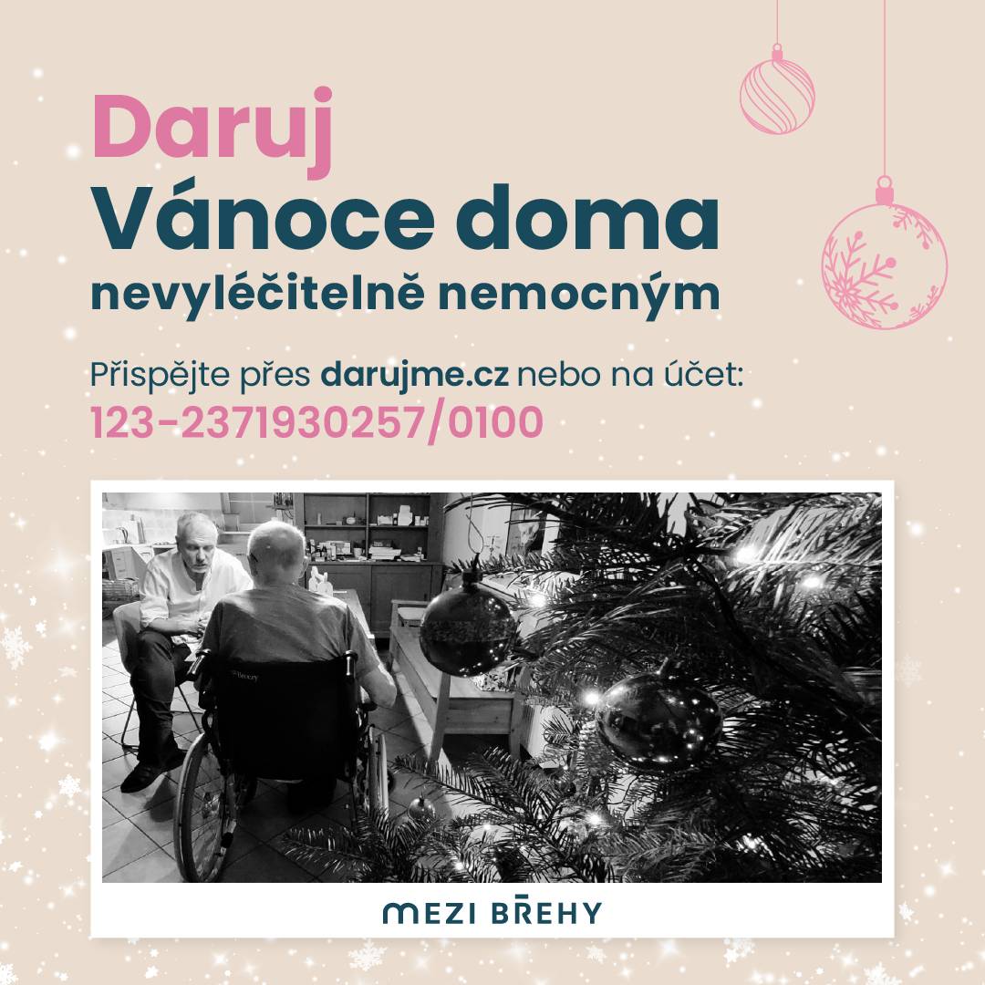 Dobrý den, hospic Mezi Břehy otevřel vánoční sbírku a snaží se získat peníze na 30dní hospicové péče pro 10 rodin na POSLEDNÍ VÁNOCE DOMA.   TV NOE: Jak se dělá dobro
