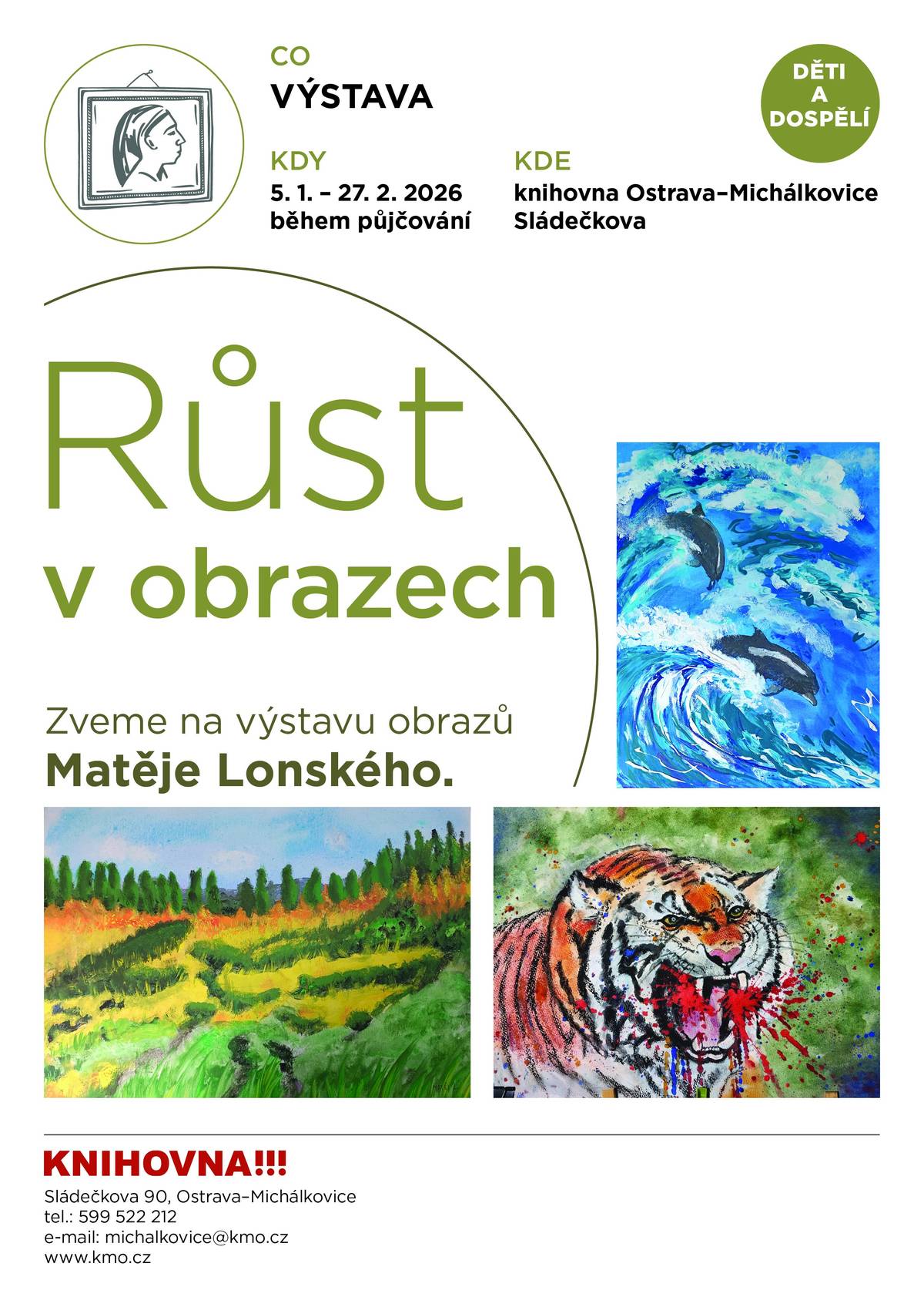 Zveme na výstavu Matěje Lonského.