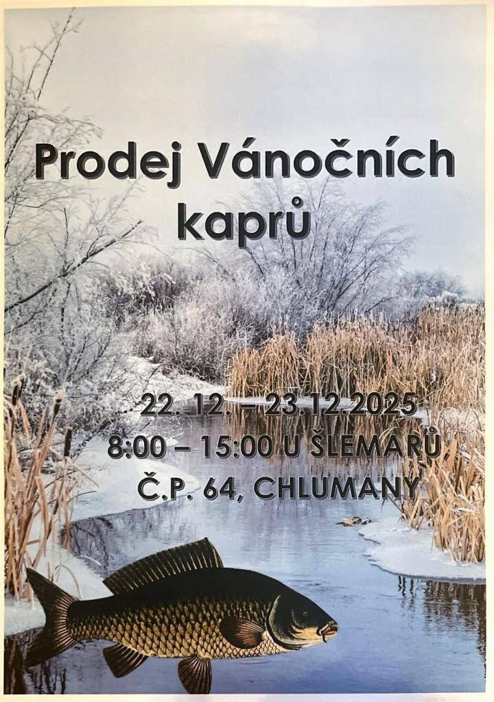 Informace viz přiložený plakát