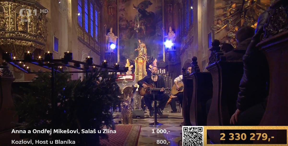 První adventní koncert České televize v letošním roce se konal v kostele sv. Markéty v Jaroměřicích nad Rokytnou. Výtěžek poputuje organizaci Háta z Ledče nad Sázavou. Kdo jste se nemohli zúčastnit osobně nebo jste nestihli přenos v televizi, podívejte se na záznam adventního koncertu zde.  Vybraná částka z druhého koncertu zamíří do Charity Jablunkov, třetí koncert má ambici podpořit organizaci Pomocné tlapky ve Starém Plzenci a výtěžek ze čtvrtého koncertu bude připsán na účet prachatického Hospicu sv. Jana N. Neumanna.